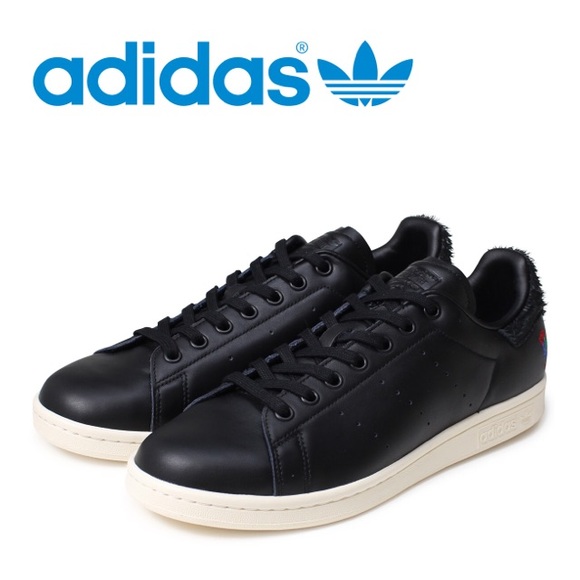 stan smith black leather